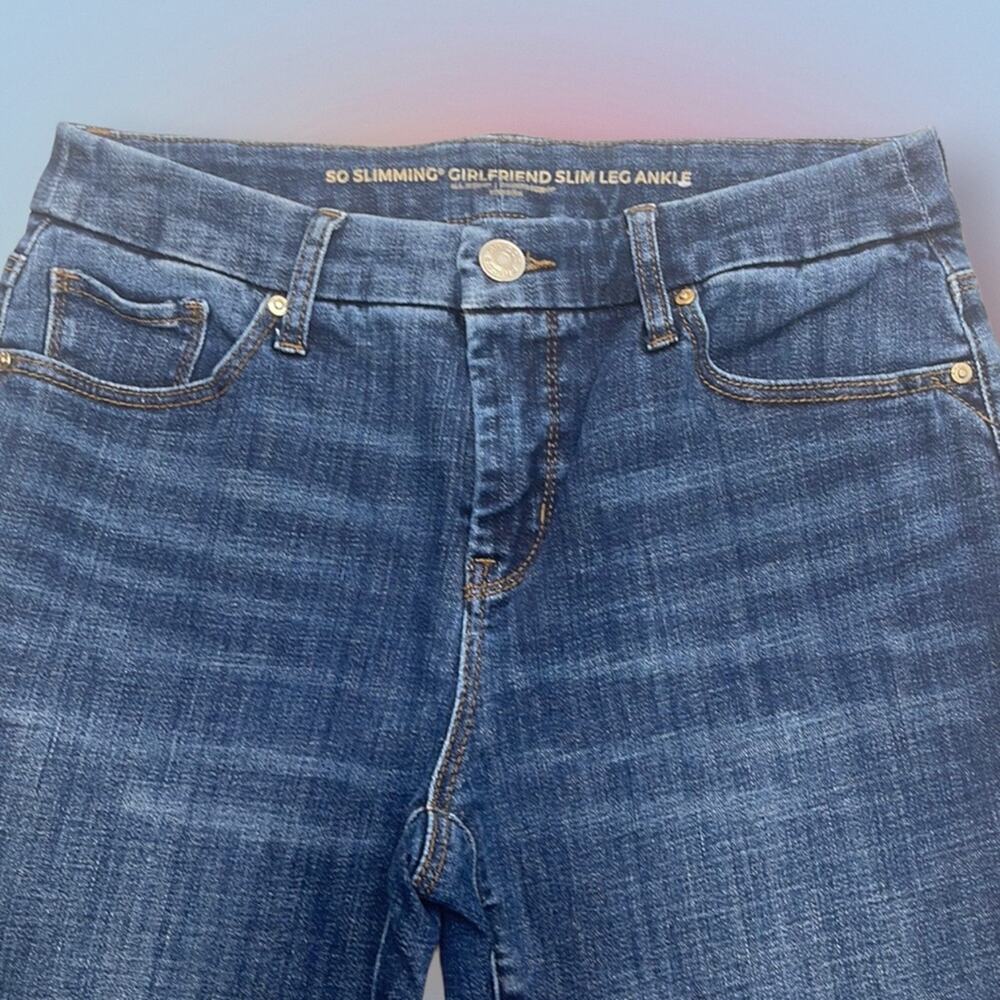 CHICO’s Women’s 0P Girlfriend Slim Leg Ankle Jeans